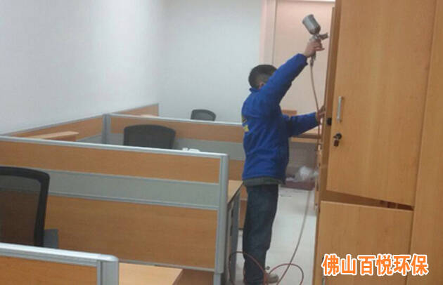 華夏銀行佛山分行辦公室除甲醛，空氣凈化項(xiàng)目